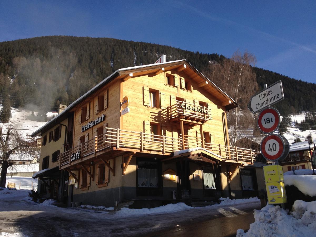 Hotel Du Gd-St-Bernard Liddes Eksteriør bilde